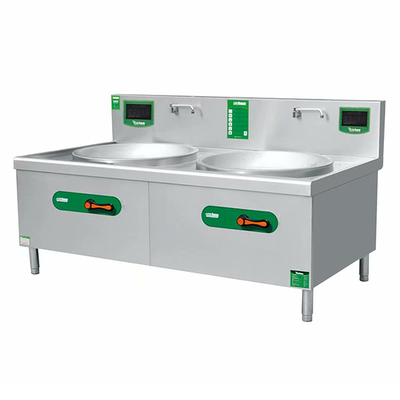 食堂电磁双头大锅灶