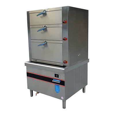 电磁三门海鲜蒸柜