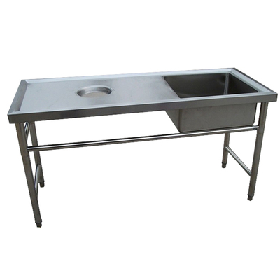 不锈钢残污台带水池