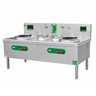 双头双尾电磁炒灶