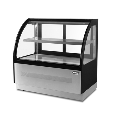 卧式单圆弧后开门蛋糕展示柜