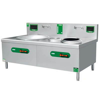 食堂电磁大锅灶一大一小