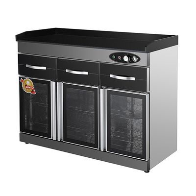 三门备餐柜带抽屉