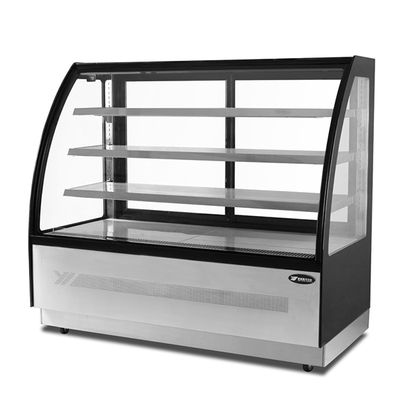 立式三层后开门蛋糕展示柜 面包店优质设备之选