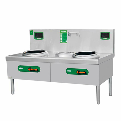 双头单尾电磁炒灶