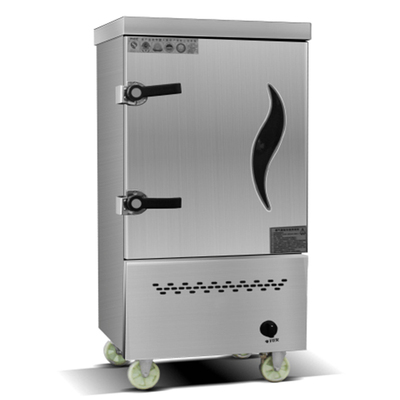 6盘燃气炉头蒸饭车