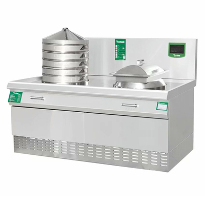 双头电磁蒸包炉