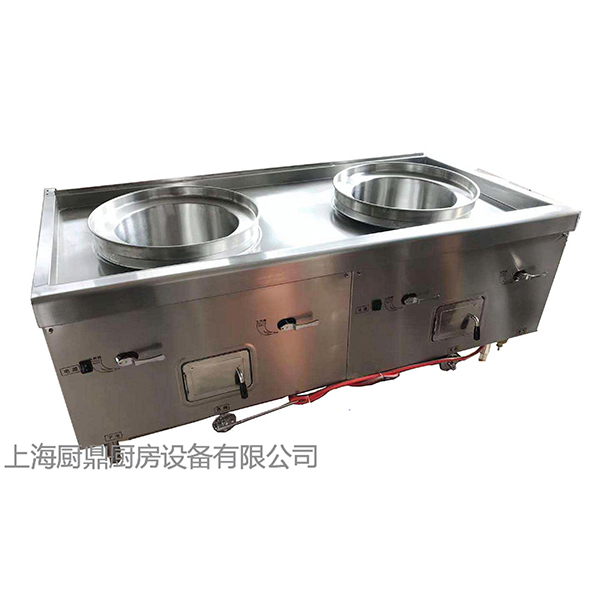 双头燃气煮面炉